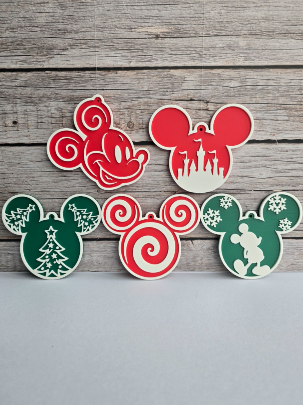 Mickey Holiday Ornaments