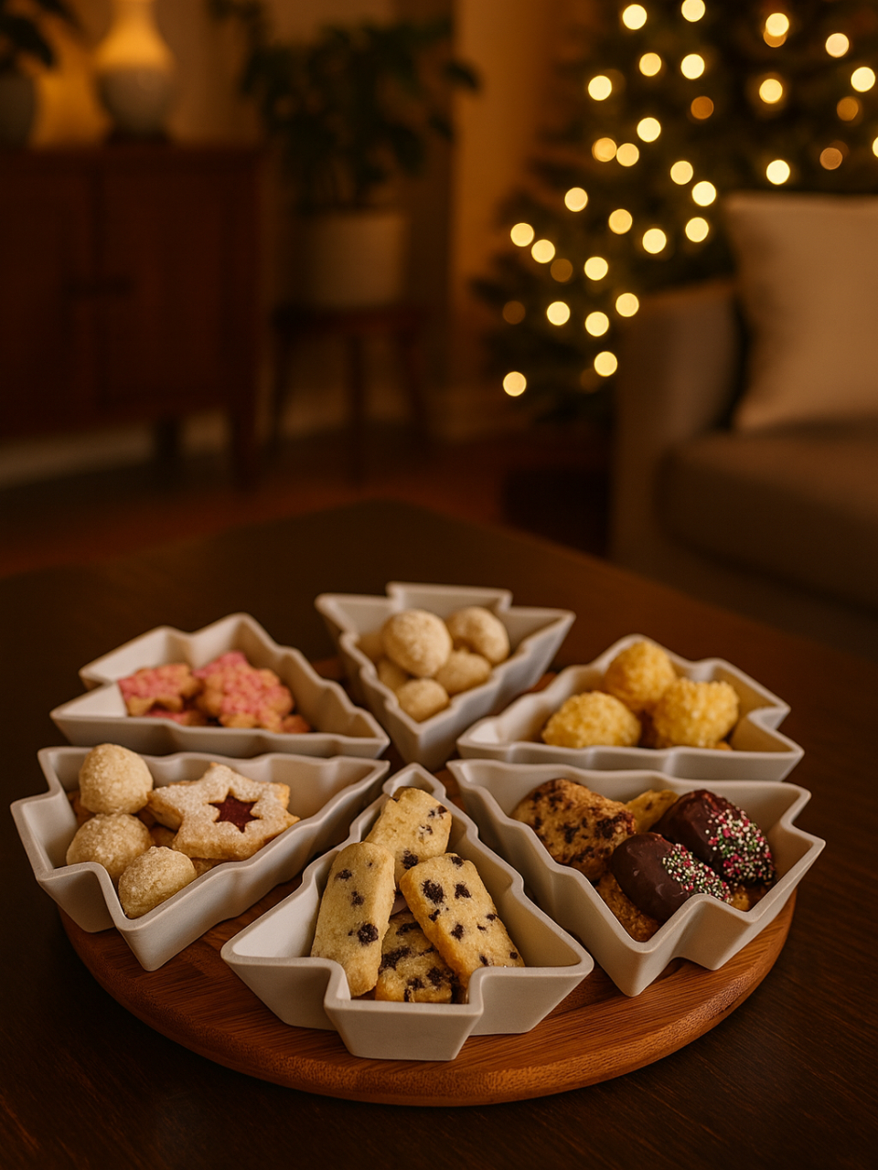 Christmas Tree Snack Bowls