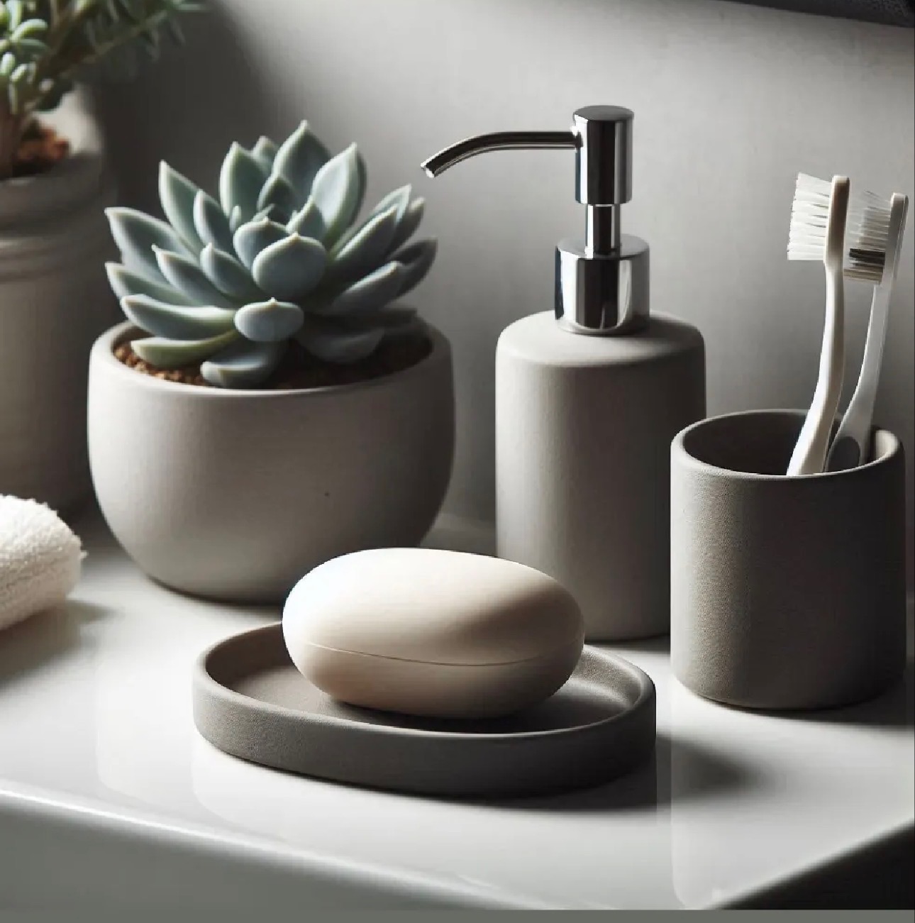 Stone Vanity Set