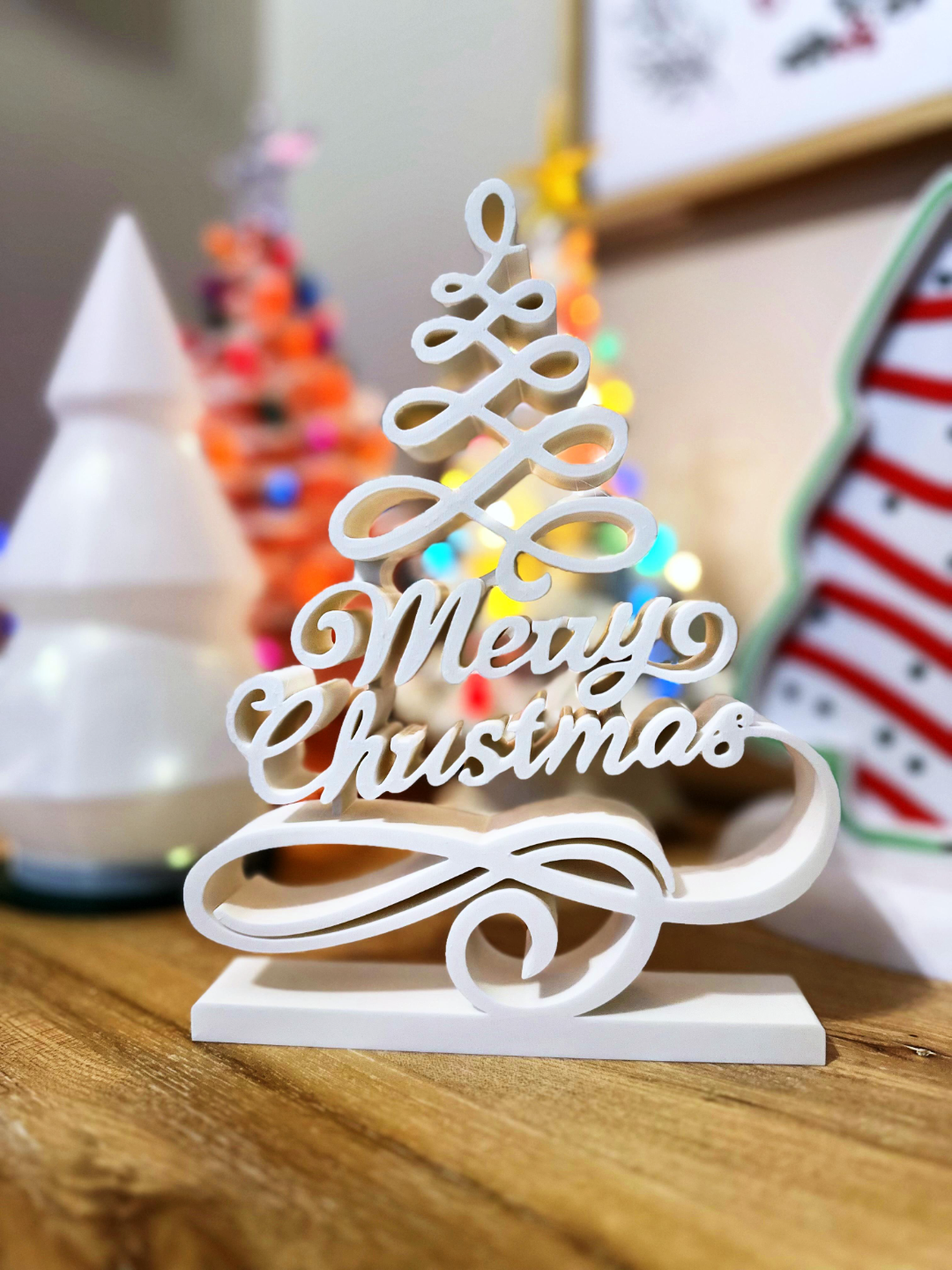 Merry Christmas Tree Sign