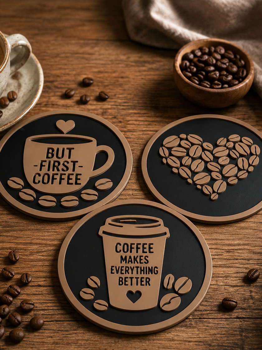 Coffee Lover Coaster Set