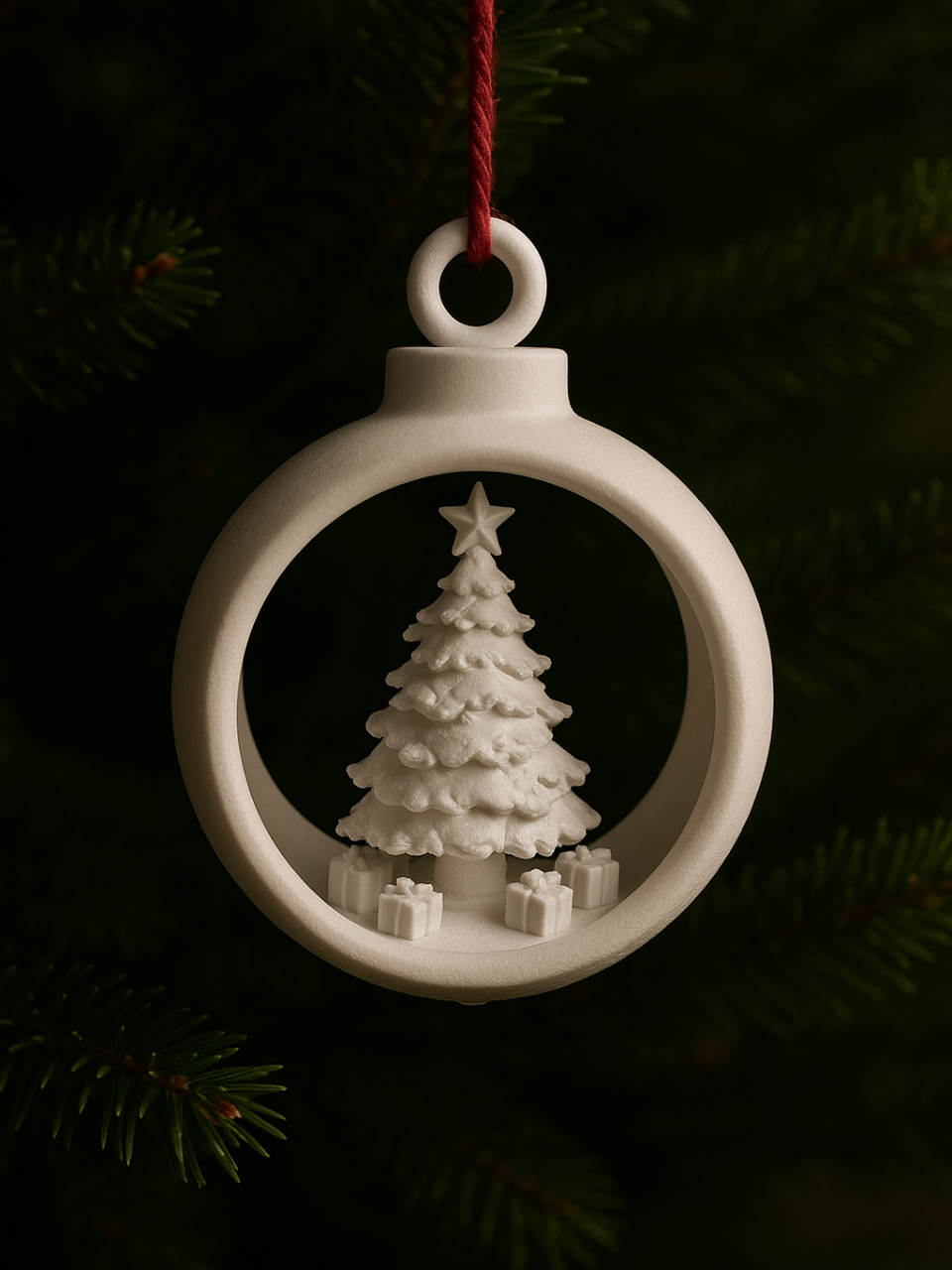 Christmas Tree Bauble Ornament