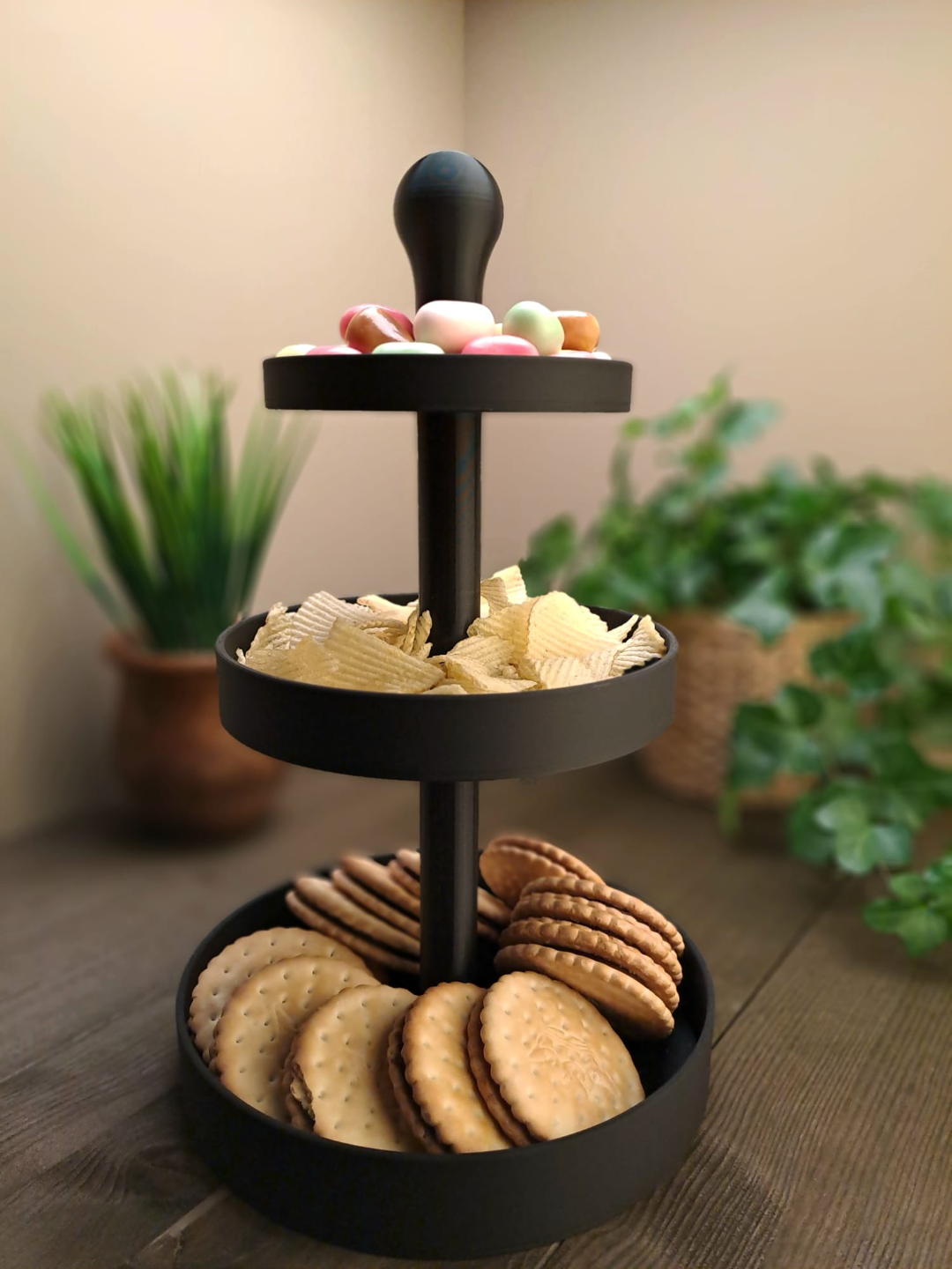 Three-Tier Serving Stand