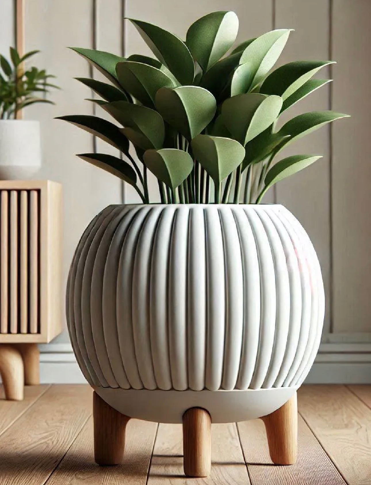 Ribbed Planter