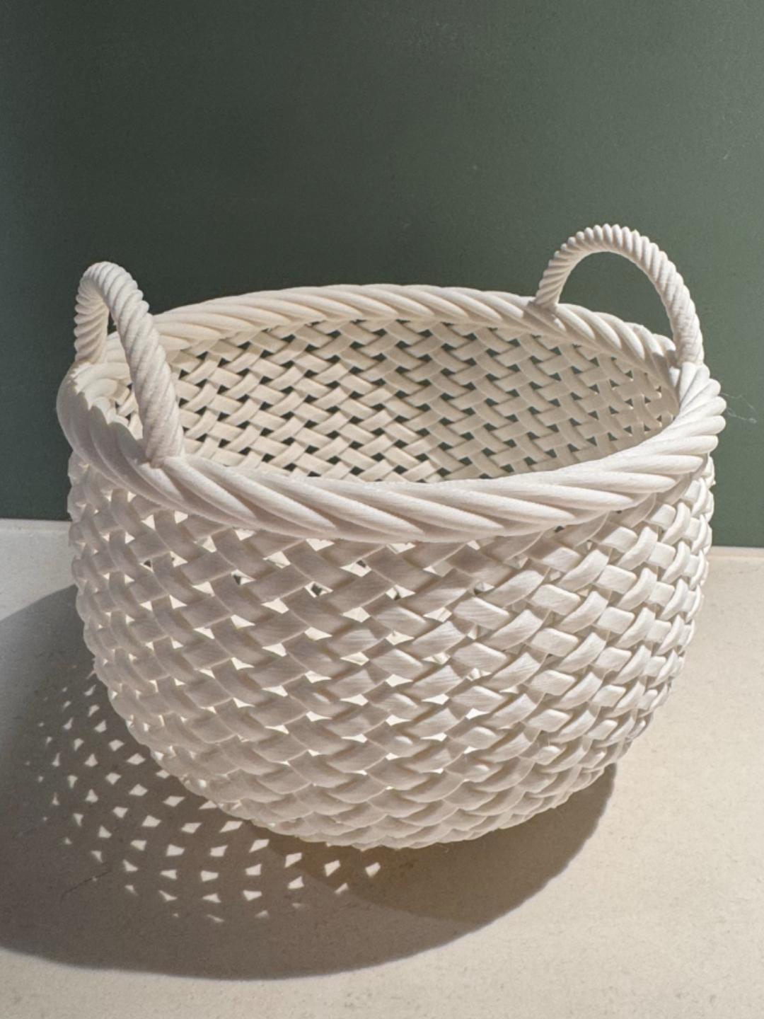 Woven Handle Basket