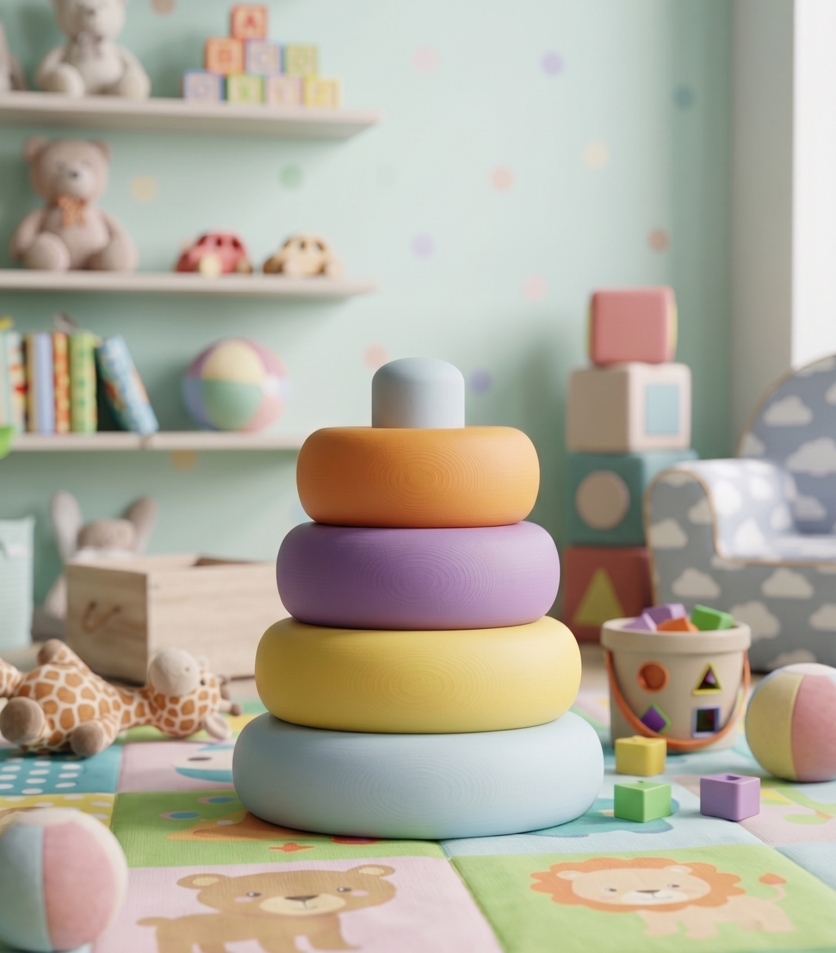 Pastel Ring Stacker