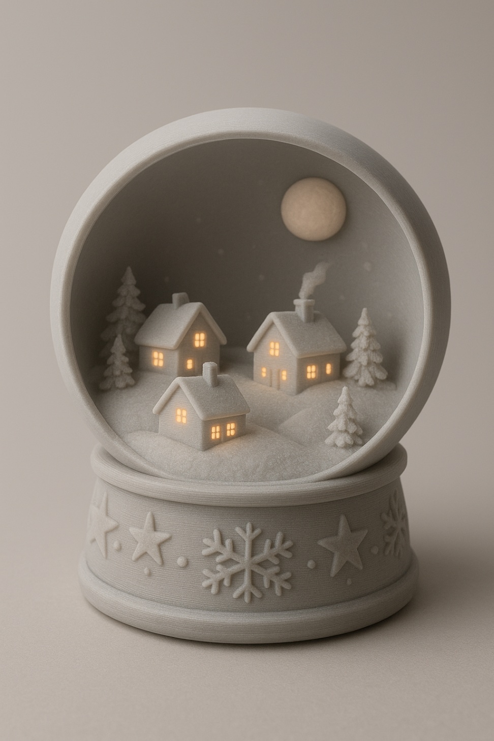 Winter Village Globe