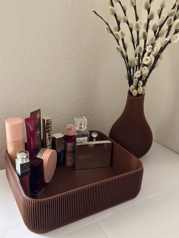 Ribbed Vanity Tray